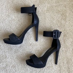 Black strappy Madden Girl Heels